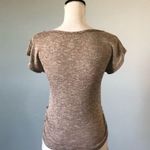 AGENDA | Floral Boat Neck Short Sleeve Sweater Sz SP Photo 4