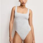 Good American Super Stretch Modern Tank Bodysuit Heather Gray womens Size 4XL Photo 1