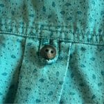 VINTAGE 90s SEGRETS SUN PRINTS Blue‎ 100% Cotton Button Down Casual Shirt Medium Blue Photo 4