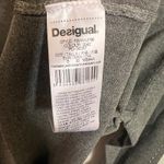 Desigual Embellished V-Neck Sweater Rhinestone Detail Gray Knit Size Small NWT Photo 8