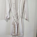 Victoria's Secret  Satin Midi Robe - Coconut White - Women's Size M - 26746454 Photo 2