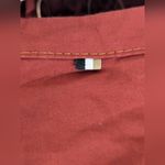 Hugo Boss Rtr sz0 Depera Tiered Midi Dress rusty red orange long loose flowly Photo 7