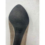 Stuart Weitzman Wedge Womens Classic Pump Heels Shoes Gray Pointed Toe 7.5 N Photo 8