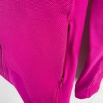 Under Armour Knit Full Zip Hooded Jacket Size small in Fuschia Photo 7
