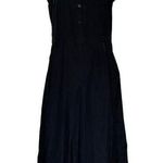 Halogen petite black aleeveless collared Jumpsuit Crop Capri XSP Photo 0