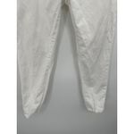 AG Adriano Goldschmied Adriano Goldschmied Pants 24R White The Tristan Tailored Trouser Linen Cotton Photo 1