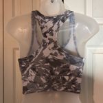 Gaiam Army Green Camo Camouflage Racerback Crop Top Sports Bra XS Photo 6