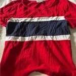 Heart Hips Red and Blue Crop Tops Photo 0