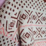 American Eagle  OUTFITTERS FAIR ISLE MOCK NECK CROPPED LENGTH SWEATER S Photo 10