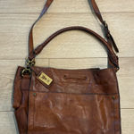 Frye  Demi Hobo Satchel Brown Leather Bag Photo 0