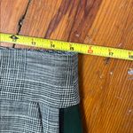 Veronica Beard  Trouser Pants Glen Plaid Green Side Strip Black Edge Size 8 Photo 3