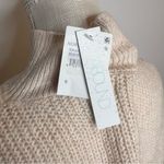 Abound  Women's Size S Beige Oatmeal/Light Heather Mock Neck Ribbed Long Sweater Photo 4