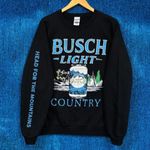 Urban Outfitters Busch Light Country Mountain Spring Beer Promo Oversized Crewneck Medium Photo 0