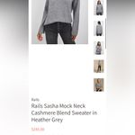 Rails  Charcoal Turtleneck Sweater Photo 3