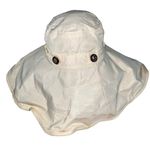 Reversible Adjustable Floral & Cream Wide Brim Sun Hat Photo 3