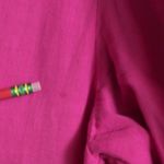 Anthropologie AMADI Anthro Pink Puff Short Sleeve V Neck Lace Up Front Casual Dress Sheath XS Photo 3