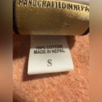 Source Unknown Orange Zip Up Hoodie Cardigan 100% Cotton Size Small Photo 13