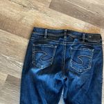 Silver Jeans  aiko kick flare Capri Cropped Denim Jeans Photo 7