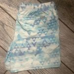 Columbia  Light Blue Patterned Women's Athletic Shorts Photo 5