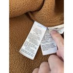 Madewell XS Fleece Quilted Pocket Popover Fleece Pullover Jacket Brown Blue Photo 5