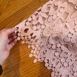 Chicwish  DREAM A LITTLE DREAM CROCHET TOP IN PINK Photo 4