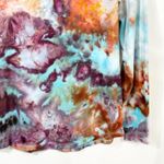 Old Navy  Small Top Handmade Tie Dye Long Sleeve Earthy Boho Artsy‎ Grunge 1391 Photo 7