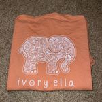 Ivory Ella  Orange Long Sleeve Shirt Photo 4