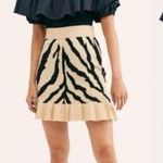 Free People Jen’s Pirate Booty for Siberian Trumpet Beige & Black Skirt Size S Photo 0