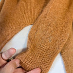 Free People  Gossamer Alpaca Wool Blend Oversized Sweater Terracotta Sz M 🧡 Photo 4