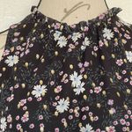 Loft Womens Blouse Sz Small Petite Ruffle Cottagecore Boho Bohemian Garden Party Photo 5