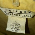 Uniform Lightest Lemon Linen Shirt Sz L Yellow Size L Photo 2