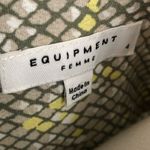 Equipment Femme Axelle Reptile Animal Print Short Sleeve Shirt Dress Sz 4 Photo 8