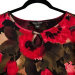 Lexi & Tasch Vintage Mesh Floral Top 90s Y2K Whimsigoth Boho Grunge Size M Black Size M Photo 1