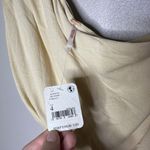 Free People  Avery Jumpsuit Size 4 Washed Out Cream One Shoulder New Photo 7