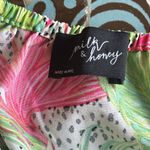 Milk and Honey  TROPICAL CROPPED TOP WITH TIE Sz: S Photo 5