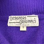 Vintage Designers Originals Royal Purple Cowl Neck Sweater Small S Photo 4