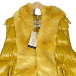Geospirit Down Puffer Vest Size US 6 NEW Yellow Photo 2