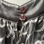 INC  International Concepts 100% Silk Gray Print Halter Midi Dress Size 4 Photo 2