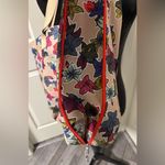 Vera Bradley Lighten Up Expandable Tote In Falling Flowers Neutral Pattern Photo 2
