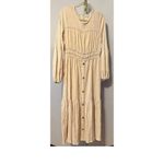 Tuckernuck  Moon River Tan Long Sleeve Midi Dress Sz. L Photo 2