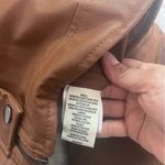 Maralyn & Me  Brown Leather Jacket Size Large Juniors Photo 8
