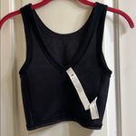 Lululemon Ribbed Softstreme Cropped Tank Top Black Size 2 Photo 5