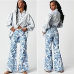 Wrangler HI RISE NAUTICAL PRINT FLARE WANDERER LAINEY WILSON STYLE SIZE 31x30 Photo 4