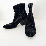 Urban Outfitters Margot Velvet Constellation Heeled Booties Size 8 EU 39 Photo 5