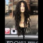 Beach Waves brown Lacefront long lace wig 2019 Photo 6