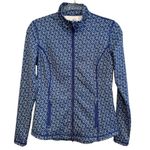 J. McLaughlin  Billie Jacket Blue Geometric Print Size S Photo 2