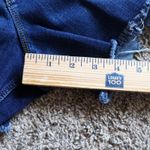 Wrangler Denim Shorts Frayed Hem Dark Wash Casual Summer Size 34 Photo 7