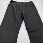 Tahari Authur S. Levine Ocean Blue/Black Straight Leg Linen Blend Pants Size 16 Photo 2