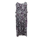 Catherines NWT Floral Jersey Sleeveless Maxi Dress Size 4X Pockets Photo 4