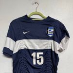Nike Navy Dry Fit Side Cinch Top Sz S Photo 2